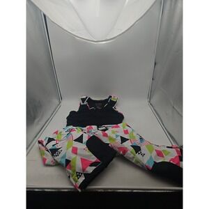 Sz 10-12 Pursky Women's Ski Snowboard Jumpsuit New. Black Sleeveless Fleece Vest